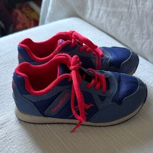 kangaROOS Kids Sneakers in Blue and Bright Pink